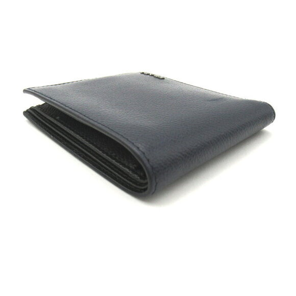 Prada Navy Blue Leather Bifold Wallet - Picture 3 of 10